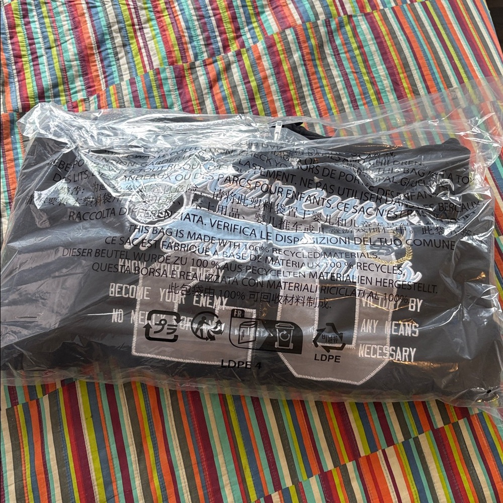 Supreme Warriors Appliqué Zip Up Hoodie Black Size XL Brand New in hand - Picture 7 of 16